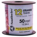 Southwire 50 in. 12 Gauge Red Multi Strand Thhn Wire 22966651